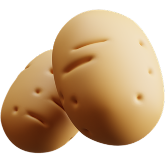 Two potatoes